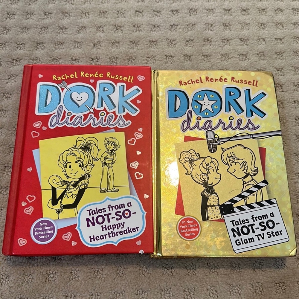 Rachel Renee Russle Dork Diaries Book #6 and 7